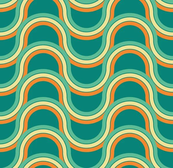 Pattern with abstract waves — Stock Vector