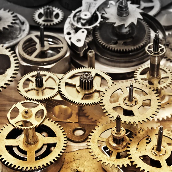 Collage of a mechanical device. — Stock Photo, Image