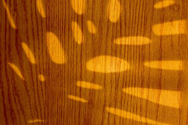 Yaratıcı doğa geçmişi. Tahta arka planda yeşil tropikal yaprakların gölgesi. Palmiye yapraklı yaz konsepti.