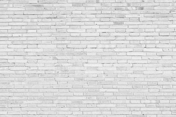 Texture Old White Brick Wall Large Background — Stock Photo, Image