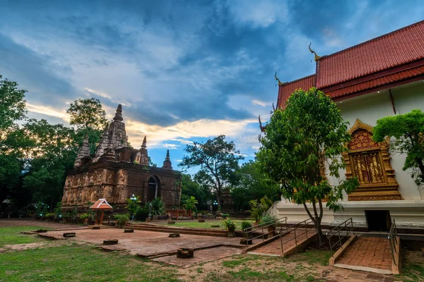 Wat Chet Yot Sieben Pagodentempel Ist Eine Wichtige Touristenattraktion Chiang — Stockfoto