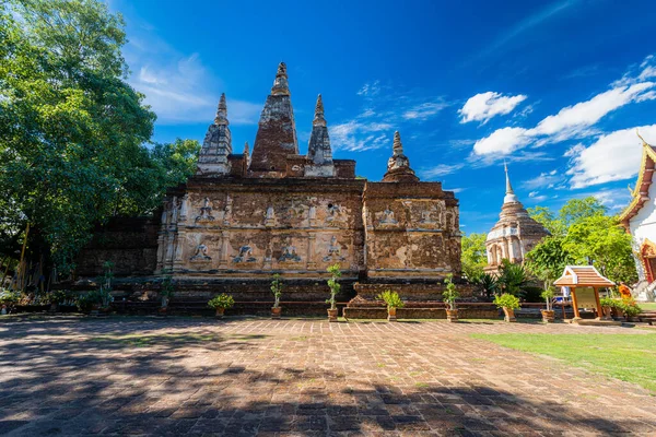 Wat Chet Yot Sieben Pagodentempel Ist Eine Wichtige Touristenattraktion Chiang — Stockfoto