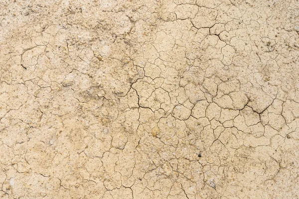 Kahverengi kuru toprak ya da çöl çatlamış toprak dokusu arka plan, karada kurak toprak ısınması.