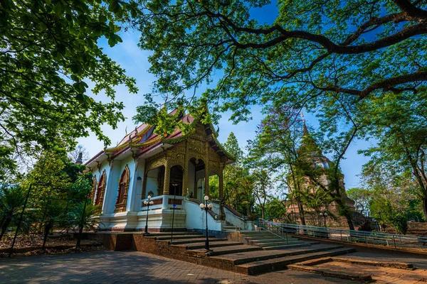 Wat Chet Yot Oder Wat Photharam Maha Wihan Sieben Pagodentempel — Stockfoto