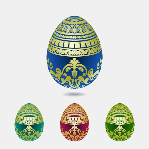 Διακοσμητικό Πασχαλινό αυγό συλλογή — Διανυσματικό Αρχείο