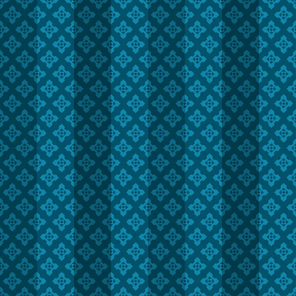 Motif sans couture rayé oriental bleu — Image vectorielle