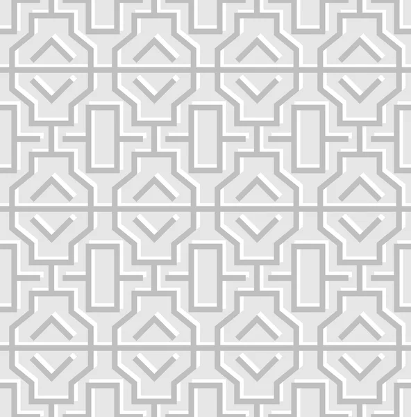 Geométrico abstracto Patrón sin costura — Vector de stock