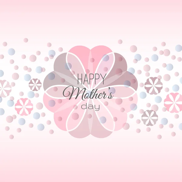 Scheda di iscrizione Happy Mothers Day. — Vettoriale Stock