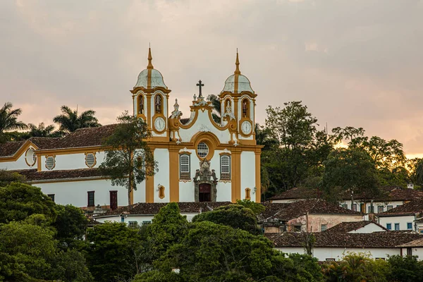 Tiradentes Minas Gerais Brasil November 2020 Matriz Santo Antonio Church – stockfoto