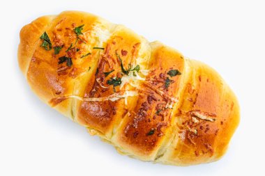 Brezilya 'nın tipik tuzlu atıştırmalıkları. Seçici odaklanma. Mesaj için yer var. Beyaz arkaplan.