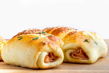 Brezilya 'nın tipik tuzlu atıştırmalıkları. Seçici odaklanma. Metin için boşluk.