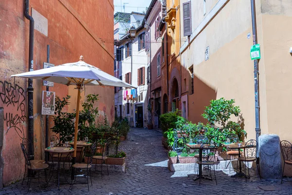 Trastevere Rom Italien Juli 2019 Charmante Und Bunte Straßen Von — Stockfoto