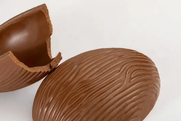 Œuf Brésilien Chocolat Pâques Isolé Sur Fond Blanc — Photo