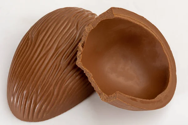 Ovo Chocolate Páscoa Brasileira Isolado Sobre Fundo Branco — Fotografia de Stock