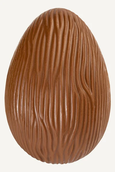 Chocolate Egg Brazilian Easter Isolated White Background — Stock Photo, Image