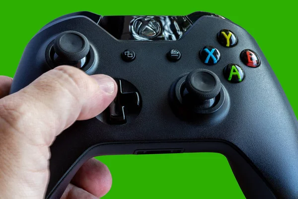 Rio Janeiro Brazília Április 2021 Xbox Videojáték Vezérlő Microsoft Gamepad — Stock Fotó