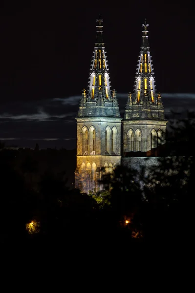 Basilica of St Peter and St Paul in Prague, Vysehrad, Czech Republic — Stock Photo, Image