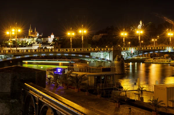Svatopluk Cech Bridge in Prague — Stock Photo, Image