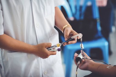 Kan nakli: Sağlık ve yardım konsepti