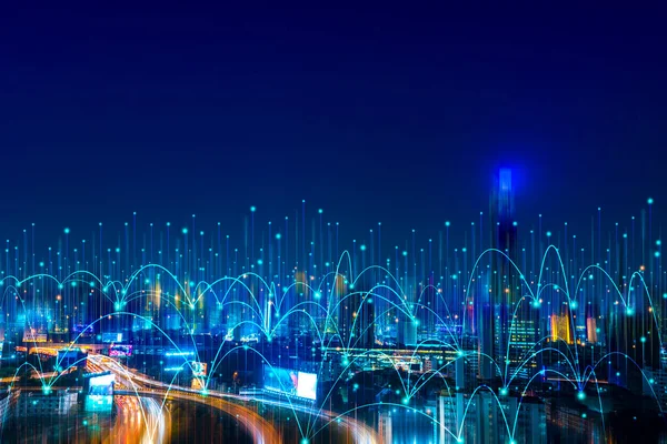 AI çağında akıllı şehir ağları ve iletişim (dünyada kablosuz iletişim))