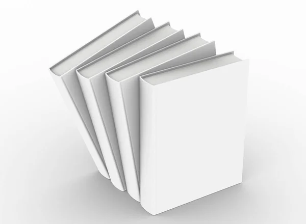 Copertina Rigida Libro Mockup Rendering — Foto Stock