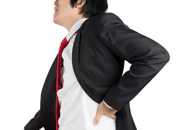 Office Worker Feel Backache Office Syndrome Spine Muscle Pain — Stock Photo, Image