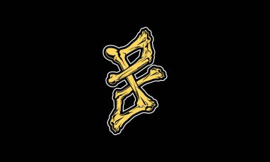 Yaratıcı harf S, vektör illüstrasyonu