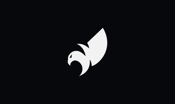 Ícone Logotipo Águia Ilustração Vetorial — Vetor de Stock
