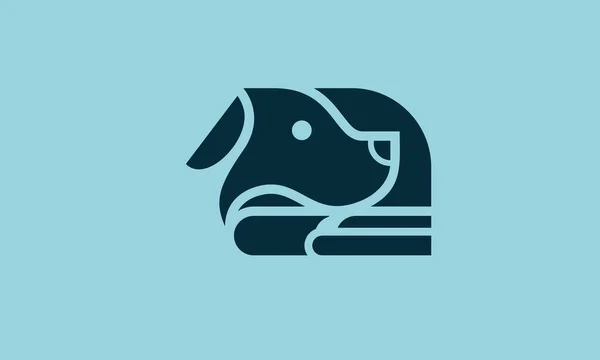 Creatieve Hond Vector Logo Illustratie — Stockvector