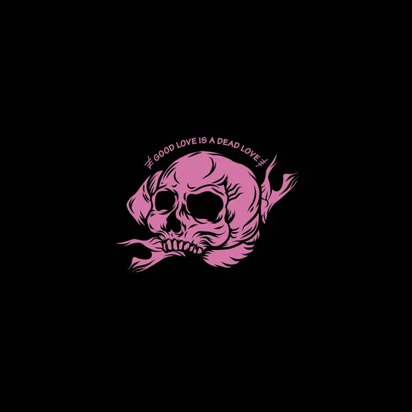 Skull Vektor Illustration Logo Symbol — Stockvektor