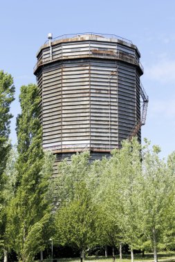 Brescia Kuzey İtalya'daki antik gasometer