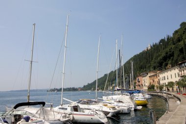 kasaba Maderno Garda Gölü Kuzey İtalya