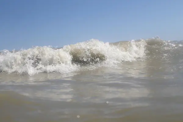 Primer plano de una ola del mar Adriático — Foto de Stock