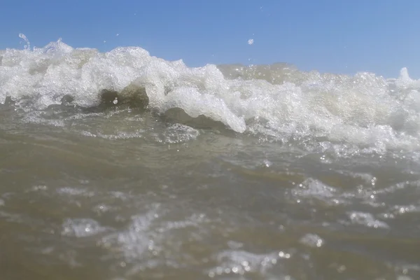 Закрытие волны Адриатического моря — стоковое фото