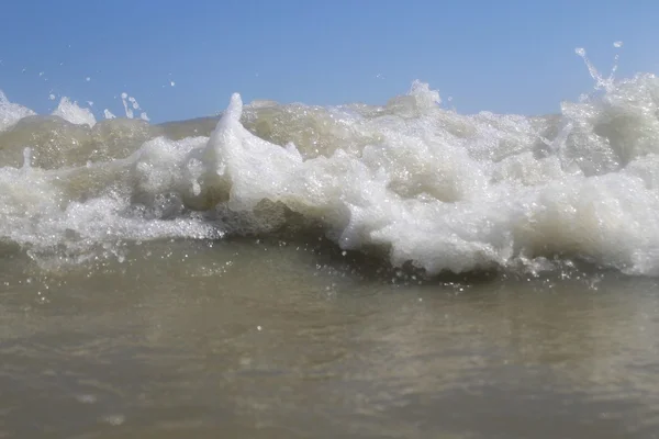 Primer plano de una ola del mar Adriático —  Fotos de Stock