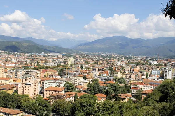 Aerial view of Brescia, in northern Italy — Stock Photo, Image