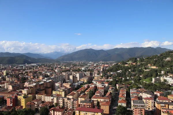 Luftaufnahme Des Historischen Stadtzentrums Von Brescia Italien — Stockfoto