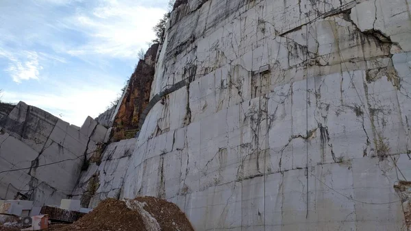 Carrières Marbre Botticino Dans Nord Italie — Photo