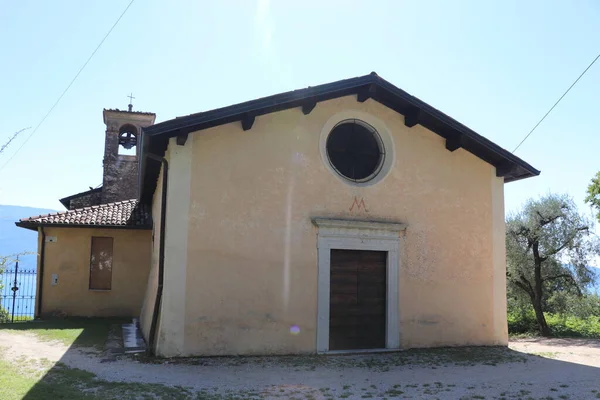 Sanctuarul Antic Din Supina Clădirea Bisericii Catolice Din Toscolano Brescia — Fotografie, imagine de stoc