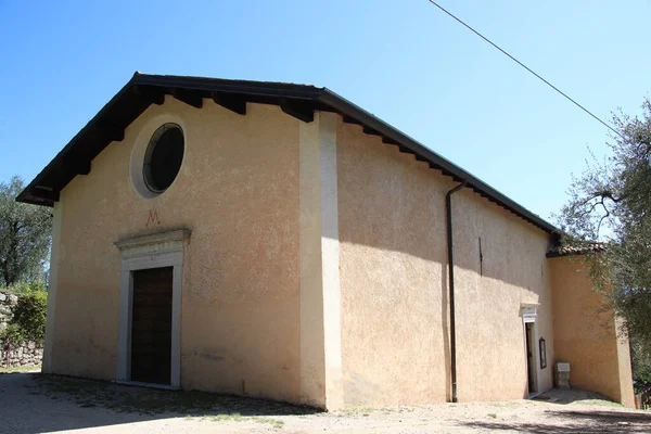 Antico Santuario Supina Chiesa Cattolica Edificio Toscolano Brescia Italia — Foto Stock