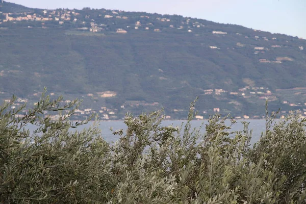 Vista Panorámica Del Lago Garda Norte Italia — Foto de Stock