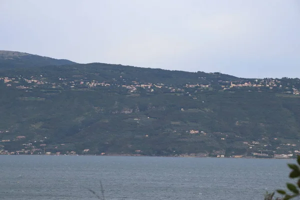 Vista Panorámica Del Lago Garda Norte Italia — Foto de Stock