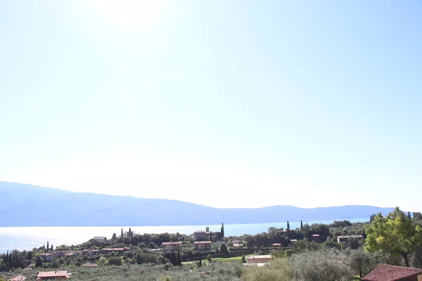 Landschappelijk Uitzicht Het Gardameer Noord Italië — Stockfoto