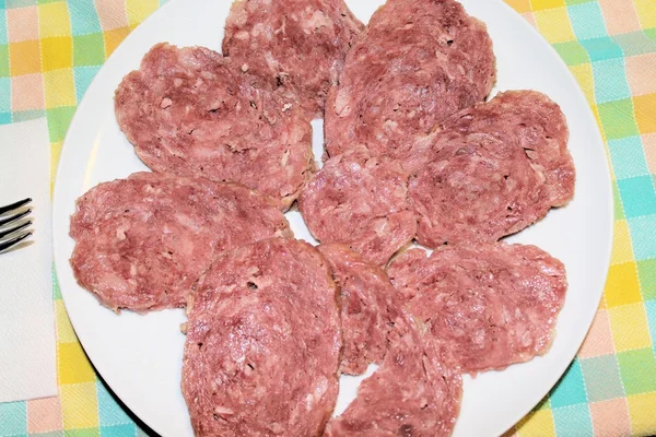 Salami — Zdjęcie stockowe