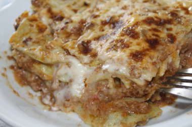 Lazanya 'nın mutfak fotoğrafı.