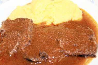 haşlanmış sığır eti dilim