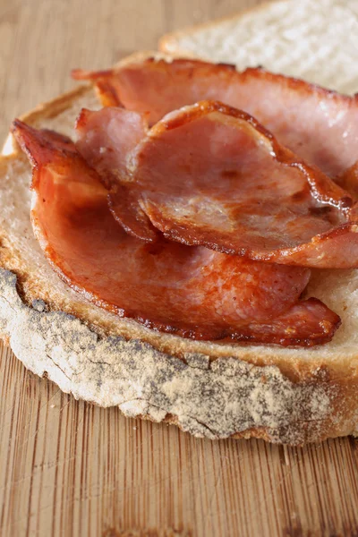 Bacon sandwich — Stockfoto