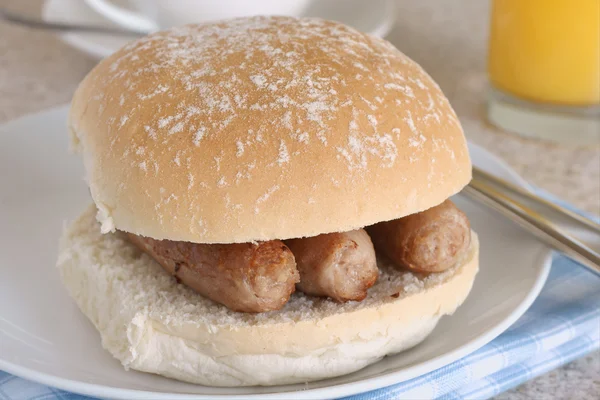 Sausage Sandwich — Stock Photo, Image