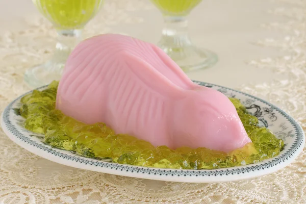 Blancmange Bunny — Stock Photo, Image