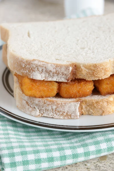 Rybí prsty sandwich — Stock fotografie